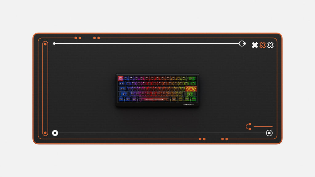 QwertyKey QK61 HE Phantom Black – mágneses Hall Effect gamer billentyűzet, Rapid Trigger, Snap Tap, Full RGB