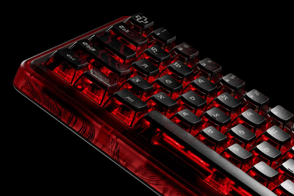 QwertyKey65 Pro Dracula – vezeték nélküli mechanikus gamer billentyűzet, hot-swap, Full RGB, VIA