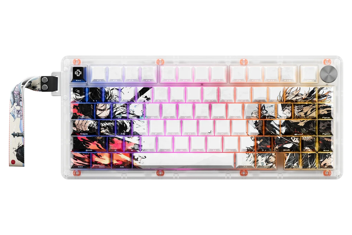 QwertyKey75 HE Striker – mágneses Hall Effect gamer billentyűzet, Rapid Trigger, Snap Tap, Full RGB