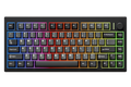 QwertyKey75 Pro V2 Black – vezeték nélküli mechanikus gamer billentyűzet, hot-swap, Full RGB, webes szoftver, gasket mount