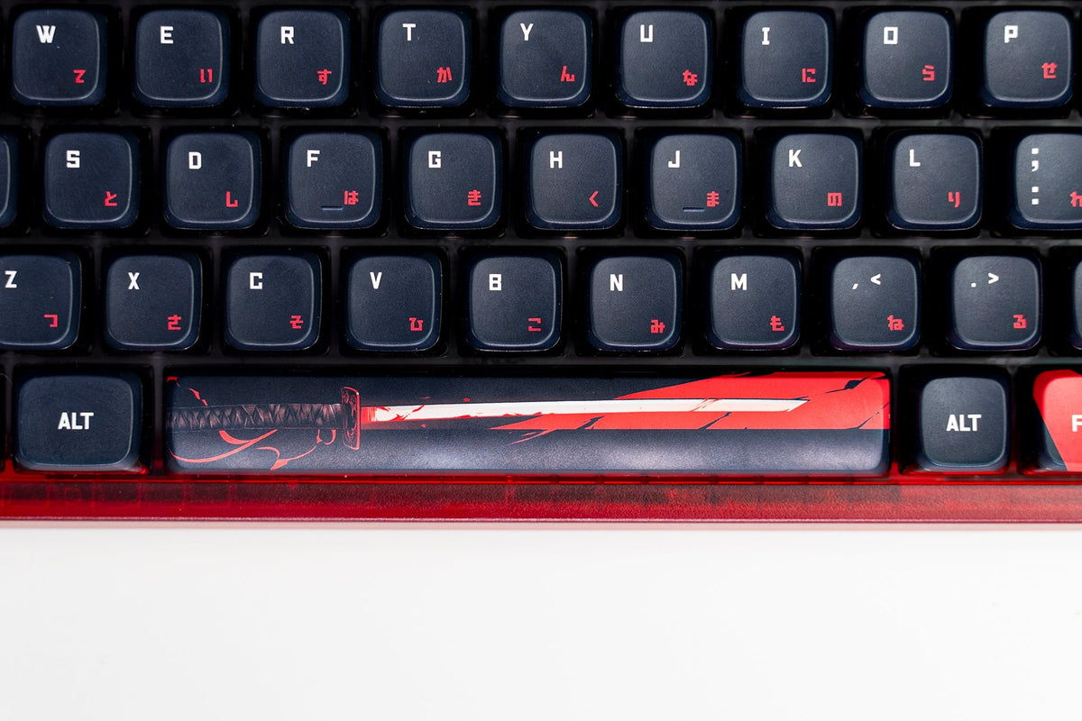QwertyKey75 Samurai – vezeték nélküli mechanikus gamer billentyűzet, hot-swap, Full RGB, QMK/VIA, gasket mount