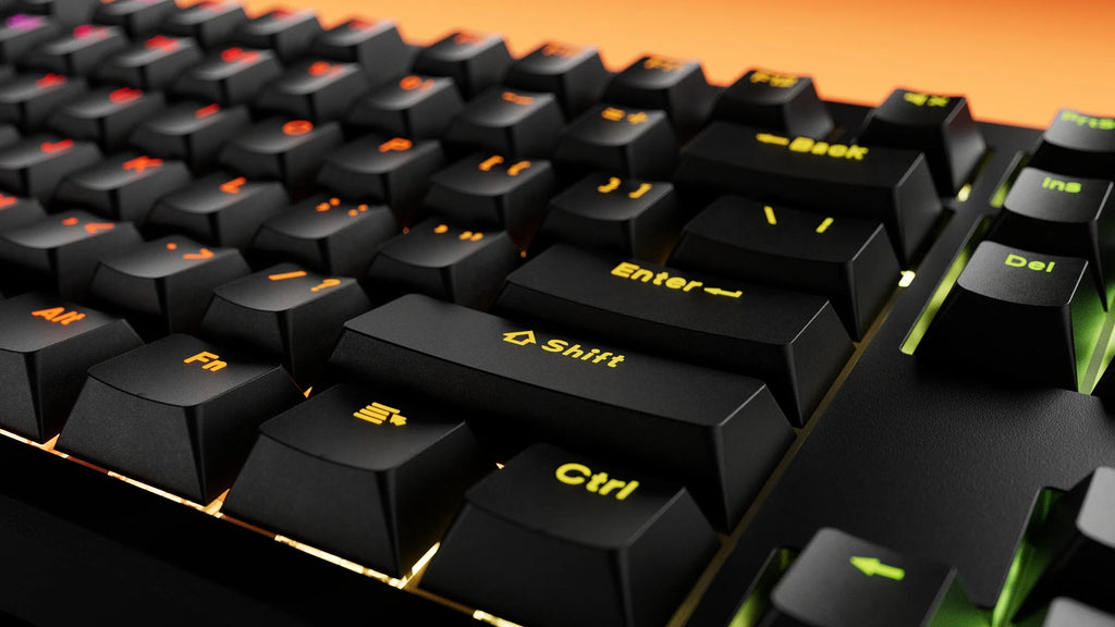 QwertyKey H87 Pro V2 fekete – vezeték nélküli mechanikus gamer billentyűzet, hot-swap, gasket, Full RGB