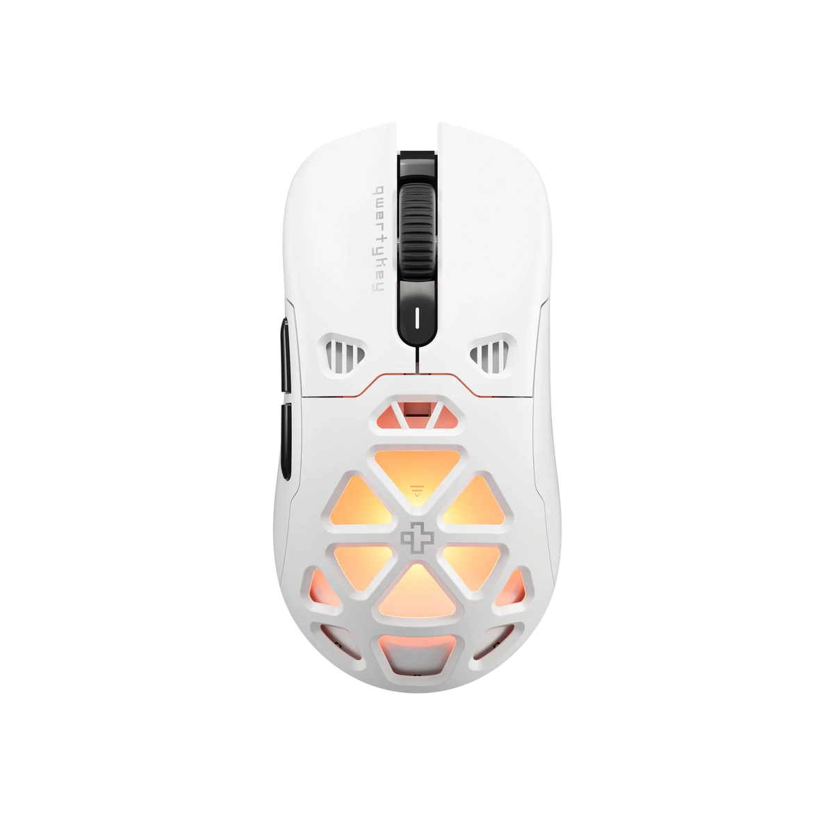QwertyKey QKM1 vezeték nélküli Bluetooth egér töltődokkal, fehér