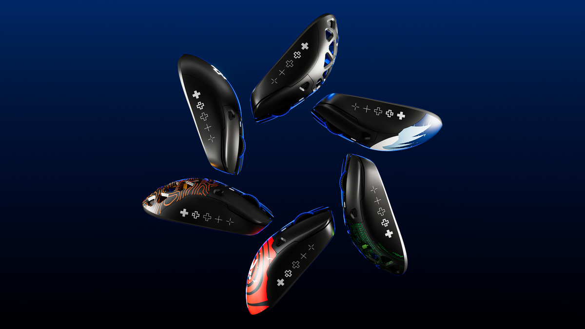 QwertyKey QKM1 vezeték nélküli Bluetooth egér töltődokkal, fekete