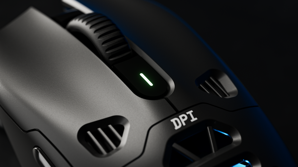 QwertyKey QKM1 vezeték nélküli Bluetooth egér töltődokkal, fekete
