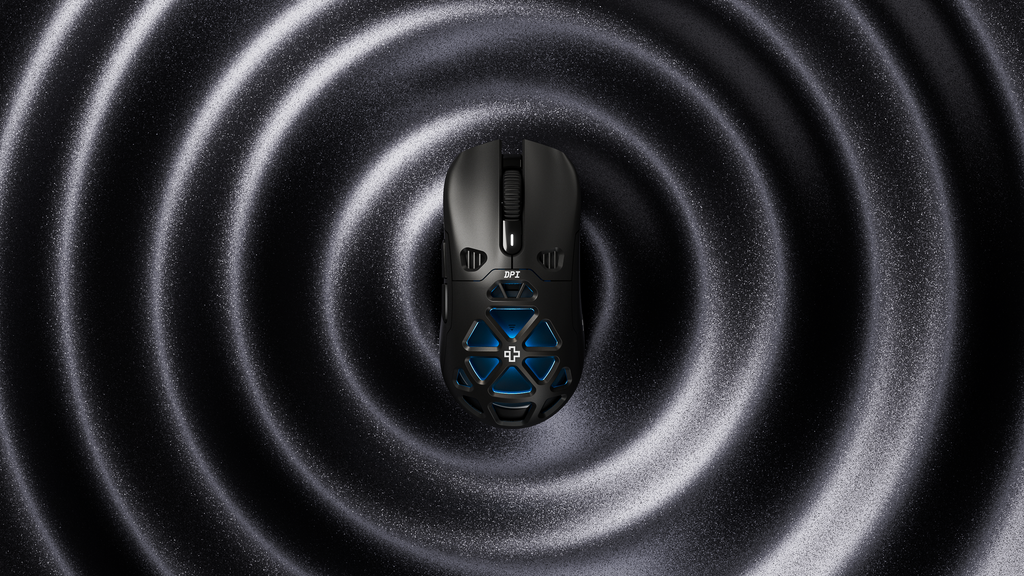 QwertyKey QKM1 vezeték nélküli Bluetooth egér töltődokkal, fekete