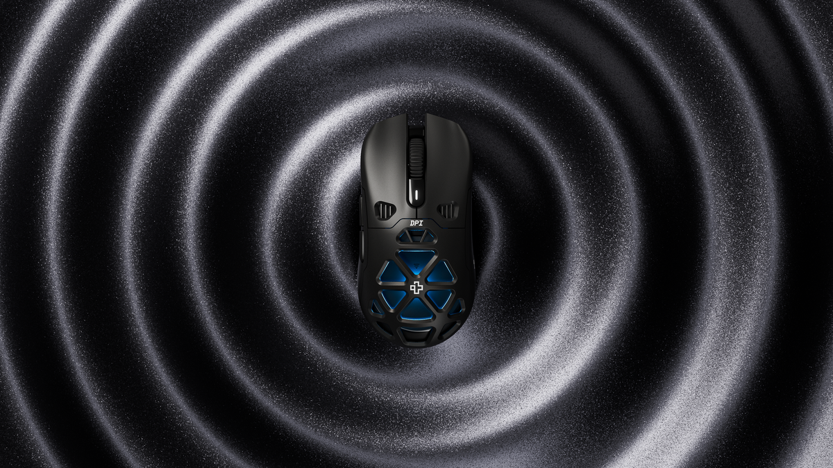QwertyKey QKM1 vezeték nélküli Bluetooth egér töltődokkal, fekete