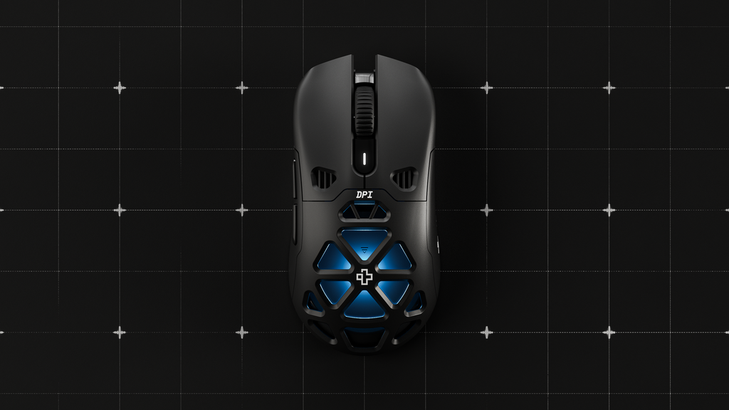 QwertyKey QKM1 vezeték nélküli Bluetooth egér töltődokkal, fekete