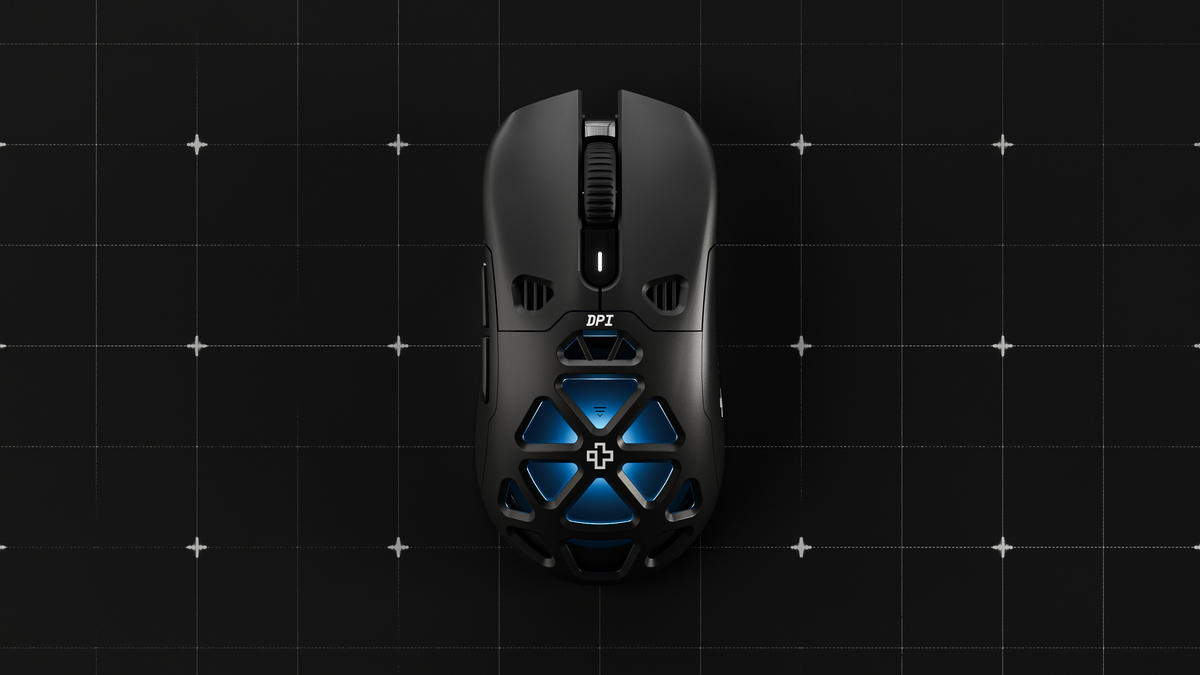 QwertyKey QKM1 vezeték nélküli Bluetooth egér töltődokkal, fekete