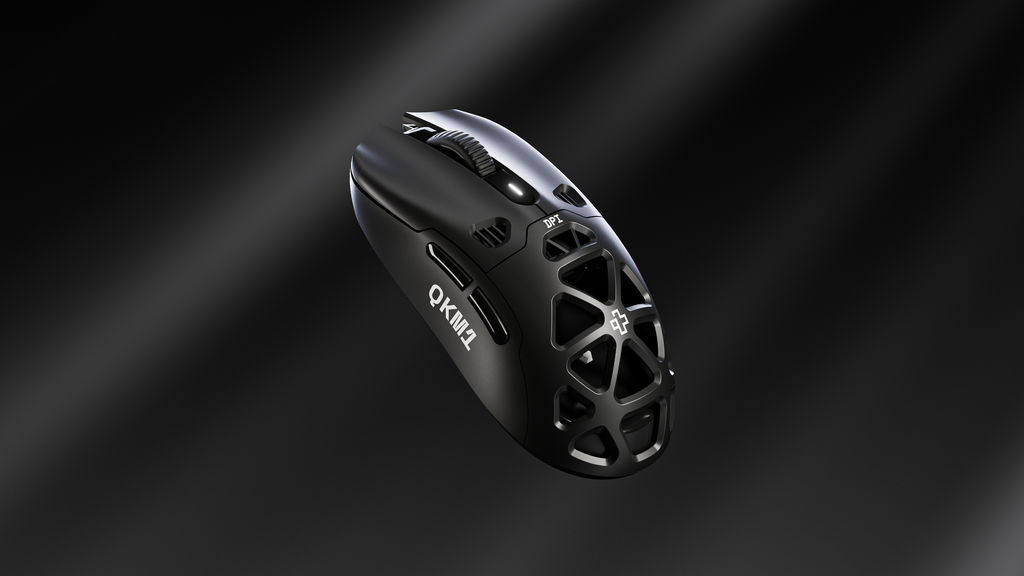 QwertyKey QKM1 vezeték nélküli Bluetooth egér töltődokkal, fekete