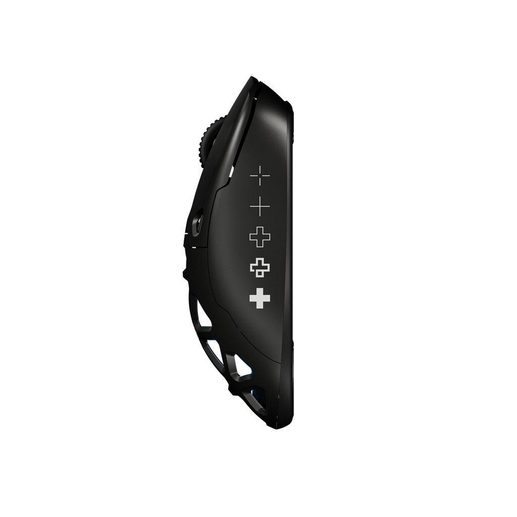 QwertyKey QKM1 vezeték nélküli Bluetooth egér töltődokkal, fekete