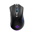 QwertyKey Forge Black RGB gamer egér, 12 000 DPI, szoftverrel