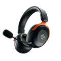 QwertyKey Pulse vezeték nélküli gamer headset, háromféle csatlakozás, RGB, szoftver, mikrofon AI zajszűréssel