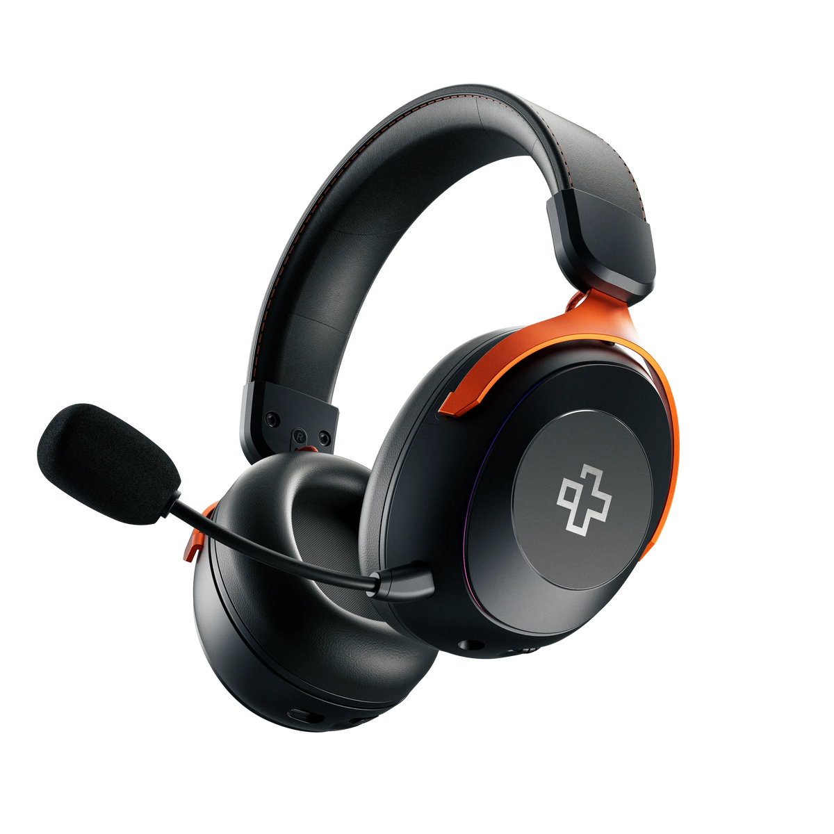 QwertyKey Pulse vezeték nélküli gamer headset, háromféle csatlakozás, RGB, szoftver, mikrofon AI zajszűréssel