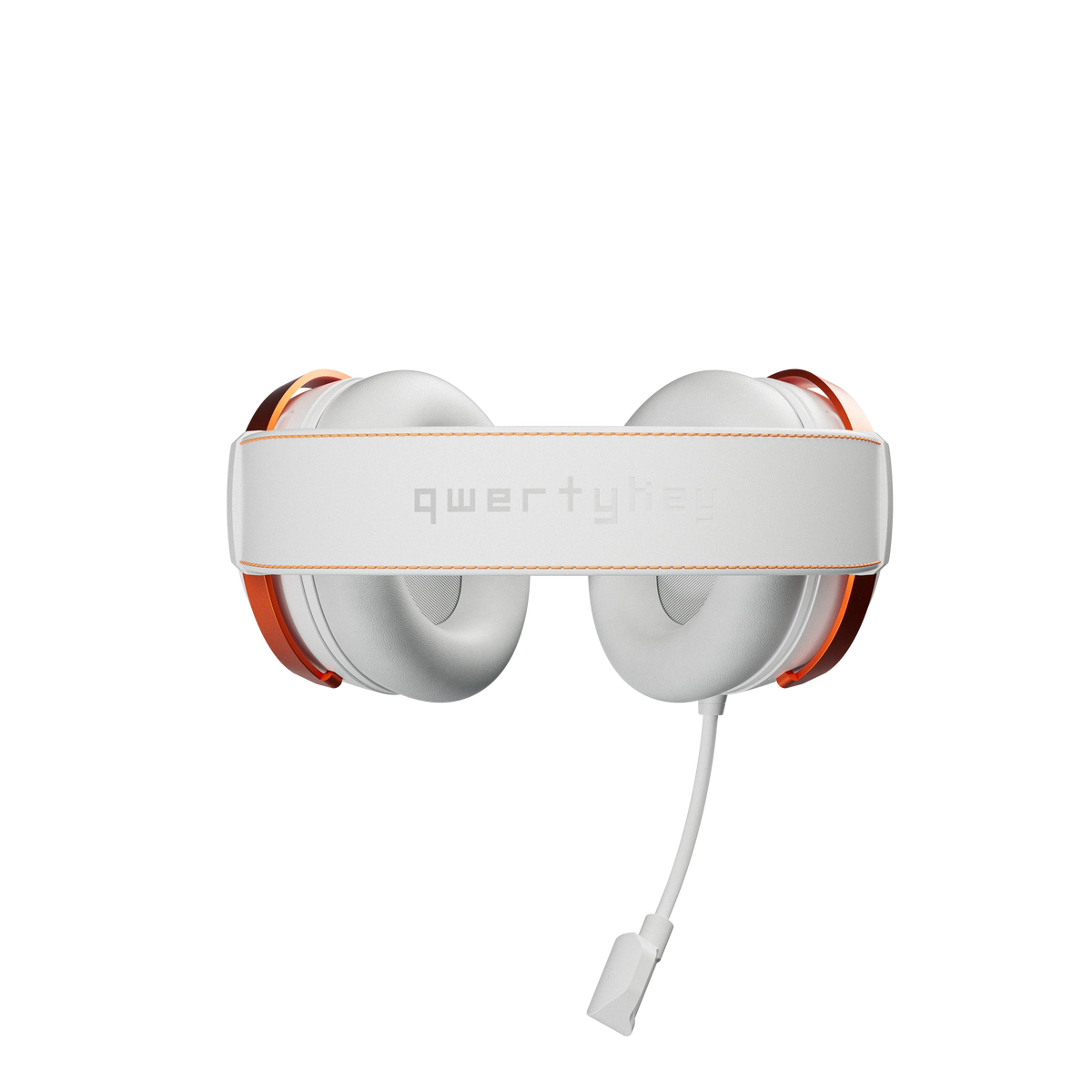 QwertyKey Pulse White vezeték nélküli gamer headset, háromféle csatlakozás, RGB, szoftver, mikrofon AI zajszűréssel