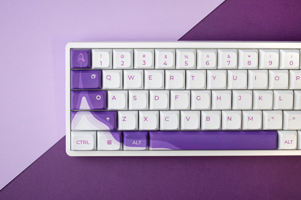 QwertyKey LiftOff XDA profilú PBT keycap szett