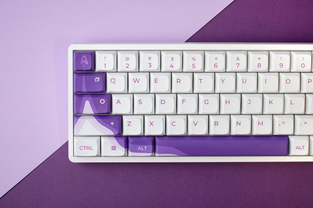 QwertyKey LiftOff XDA profilú PBT keycap szett