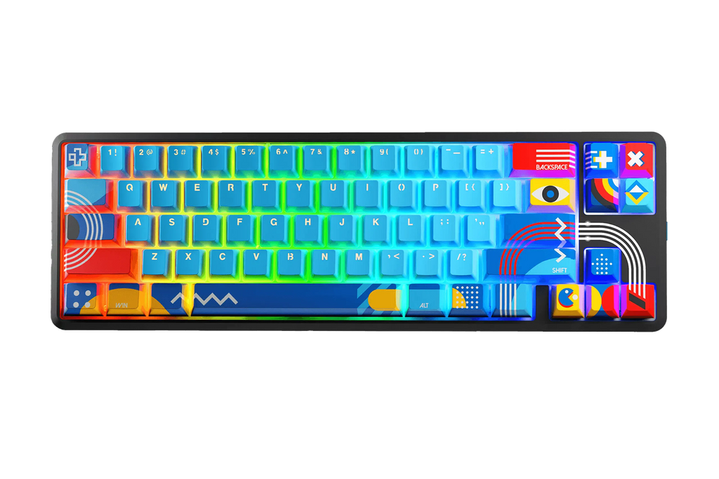 QwertyKey65 Metric – mechanikus gamer billentyűzet, hot-swap, Full RGB
