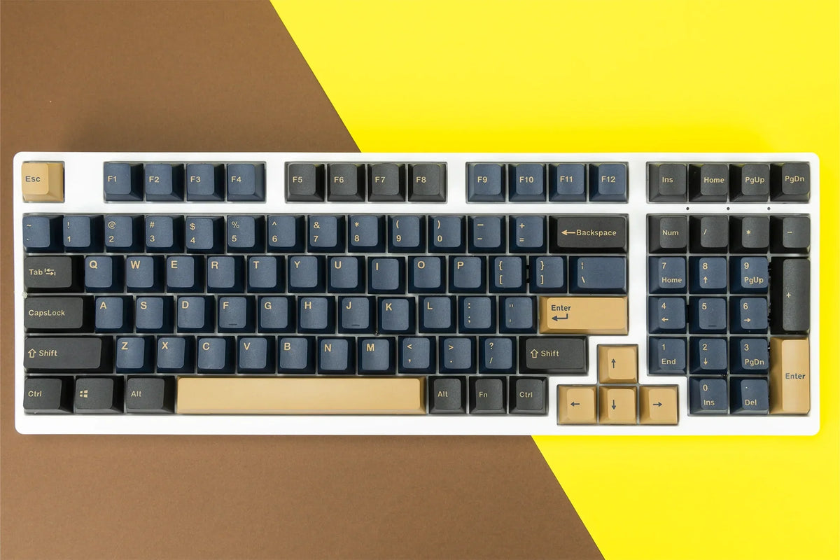 QwertyKey Ramses PBT double-shot OEM profilú keycap szett