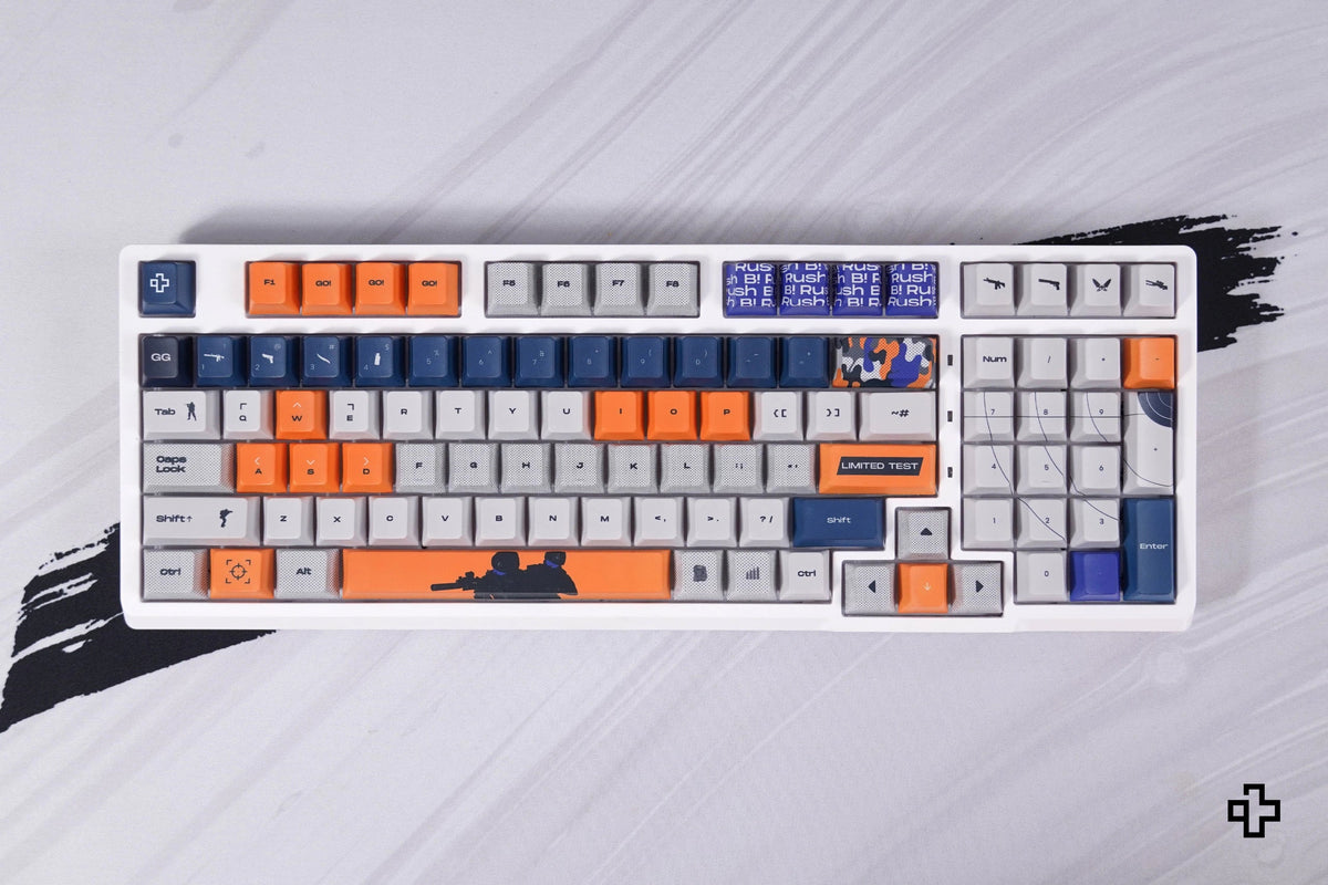 QwertyKey CS dye-sub Cherry profilú keycap szett