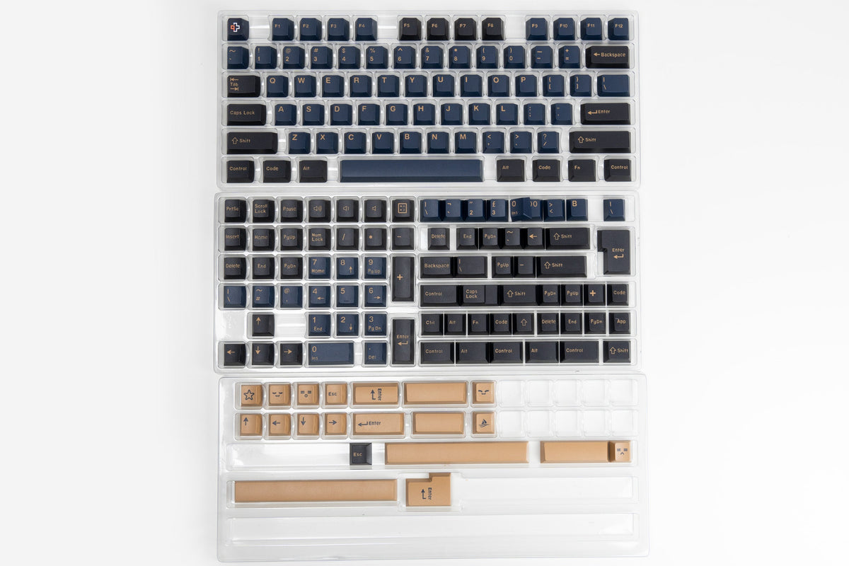 QwertyKey Ramses PBT double-shot OEM profilú keycap szett