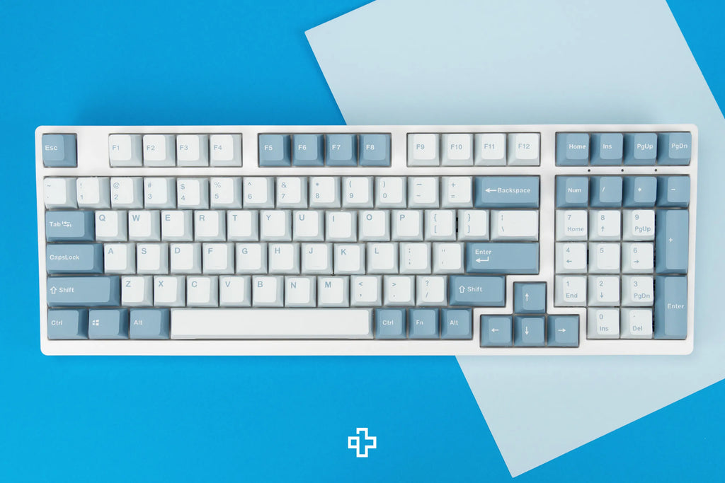 QwertyKey Iceberg PBT double-shot OEM profilú keycap szett