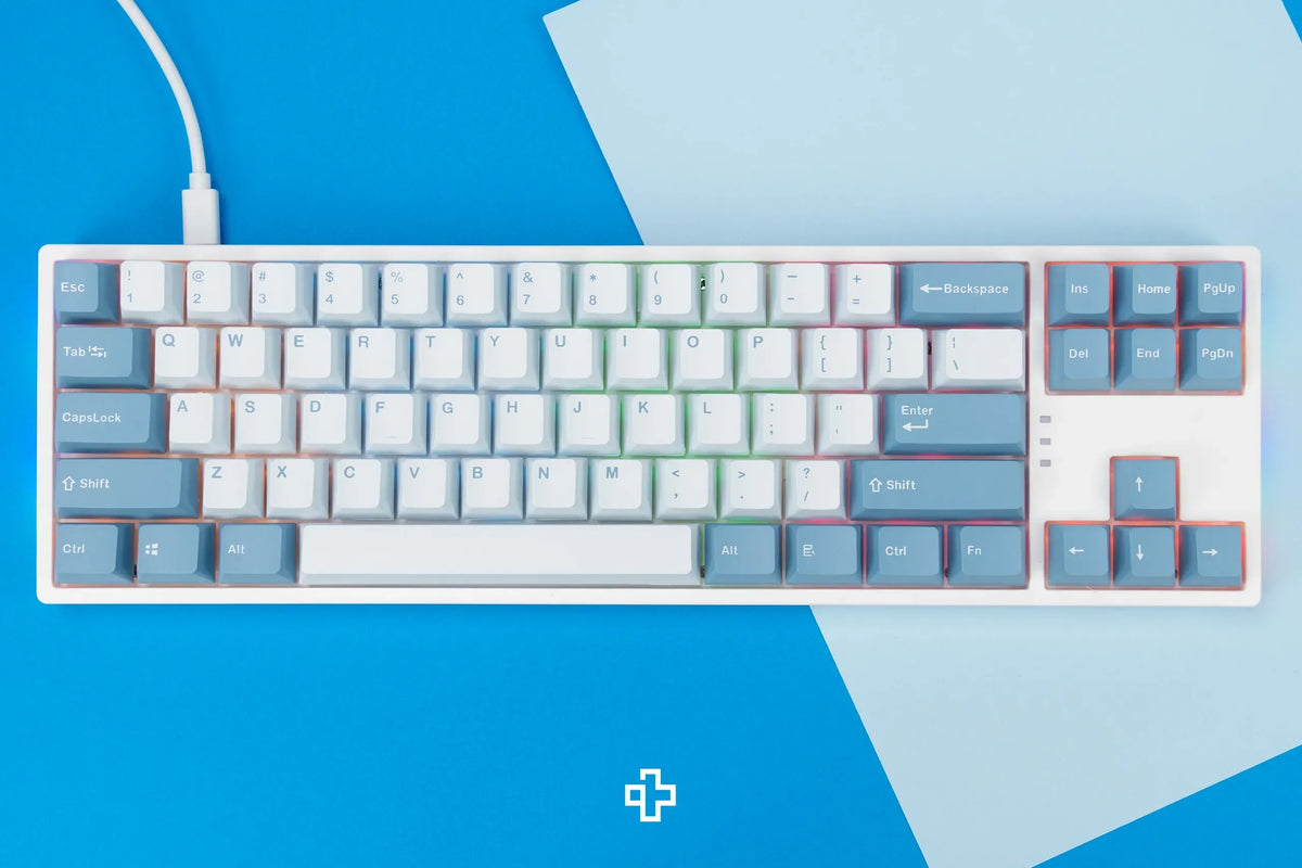 QwertyKey Iceberg PBT double-shot OEM profilú keycap szett