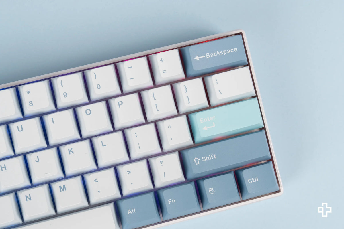 QwertyKey Iceberg PBT double-shot OEM profilú keycap szett