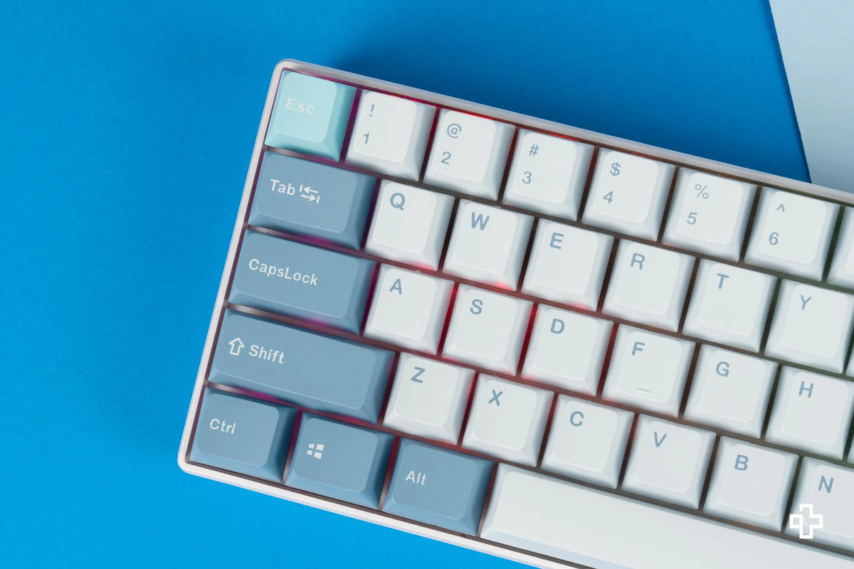 QwertyKey Iceberg PBT double-shot OEM profilú keycap szett