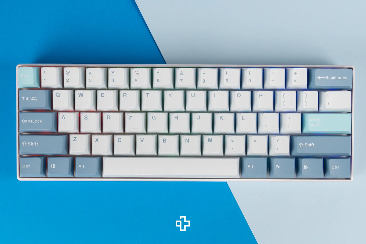 QwertyKey Iceberg PBT double-shot OEM profilú keycap szett
