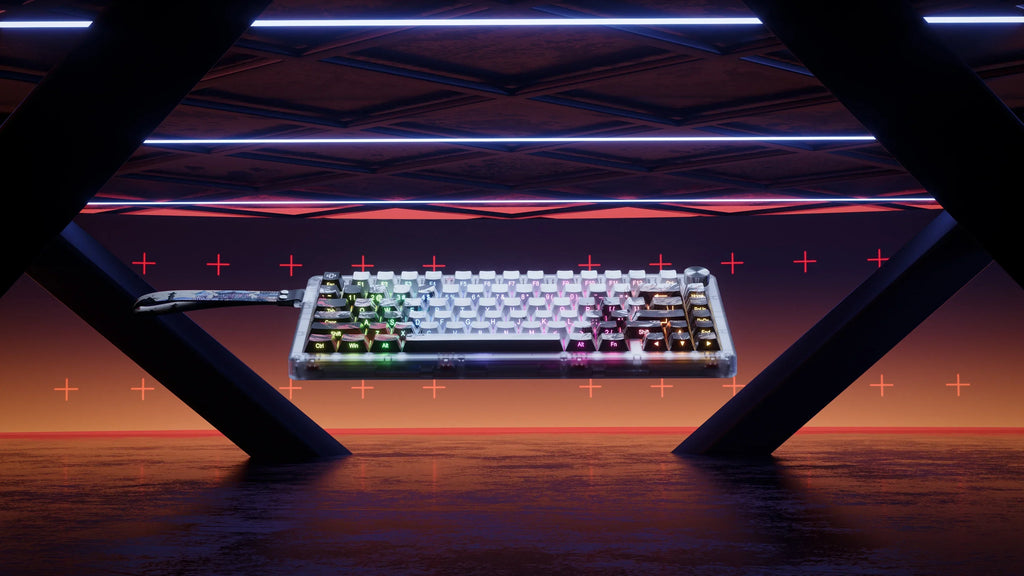 QwertyKey75 HE Striker – mágneses Hall Effect gamer billentyűzet, Rapid Trigger, Snap Tap, Full RGB