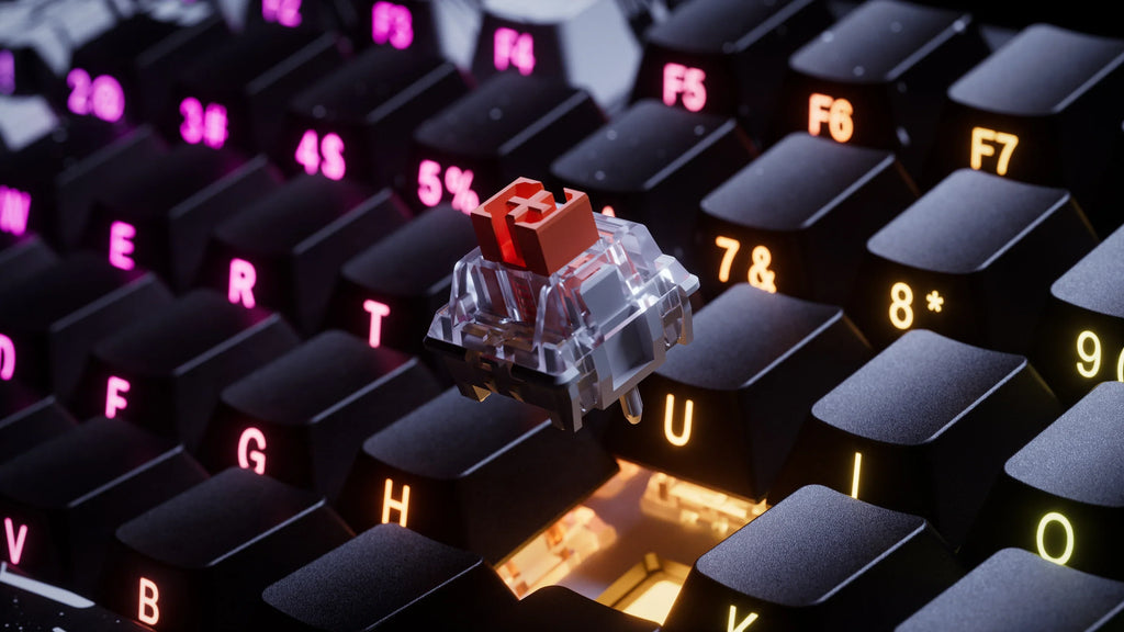 QwertyKey75 HE Momo – mágneses Hall Effect gamer billentyűzet, Rapid Trigger, Snap Tap, Full RGB