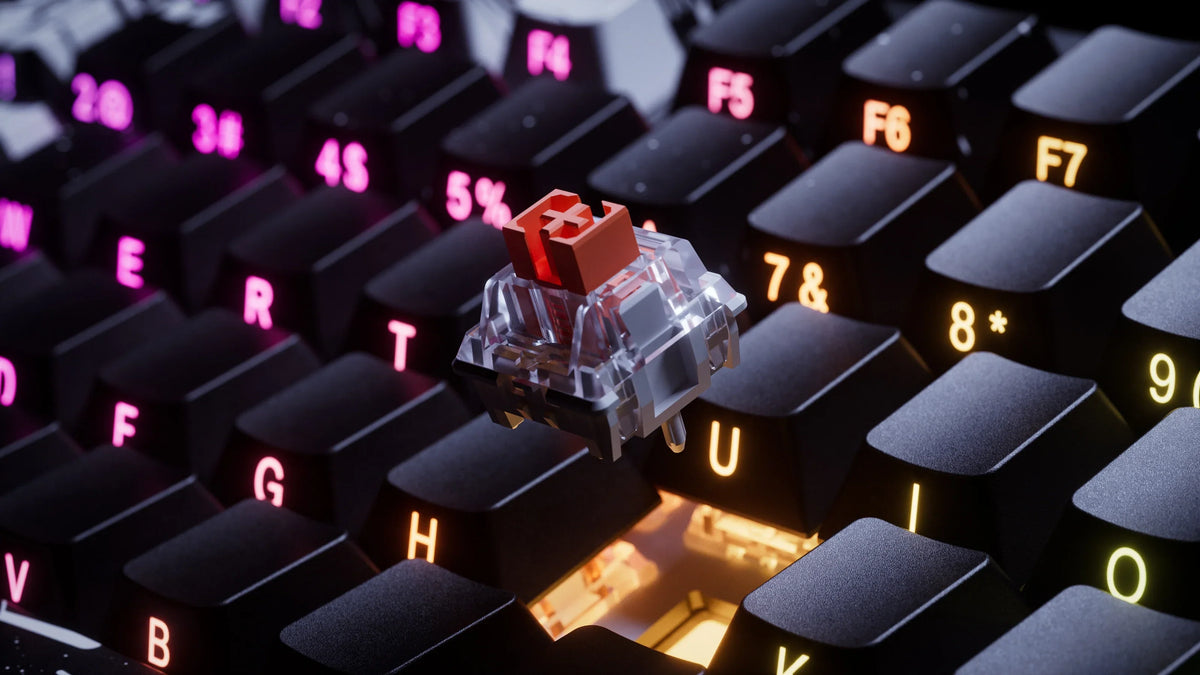 QwertyKey75 HE Momo – mágneses Hall Effect gamer billentyűzet, Rapid Trigger, Snap Tap, Full RGB