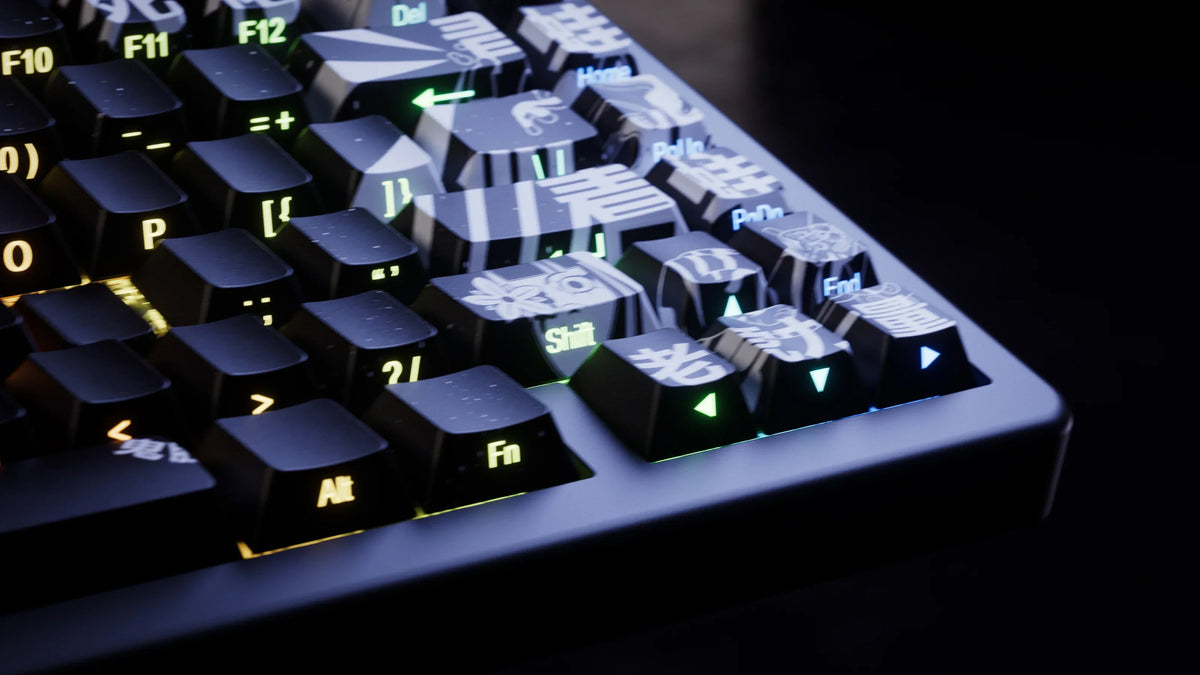 QwertyKey75 HE Momo – mágneses Hall Effect gamer billentyűzet, Rapid Trigger, Snap Tap, Full RGB
