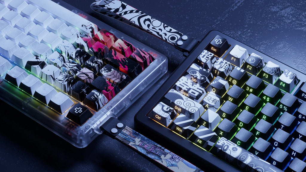 QwertyKey75 HE Striker – mágneses Hall Effect gamer billentyűzet, Rapid Trigger, Snap Tap, Full RGB
