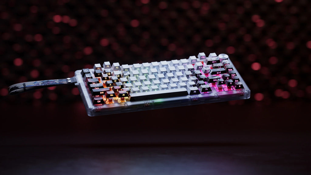 QwertyKey75 HE Striker – mágneses Hall Effect gamer billentyűzet, Rapid Trigger, Snap Tap, Full RGB