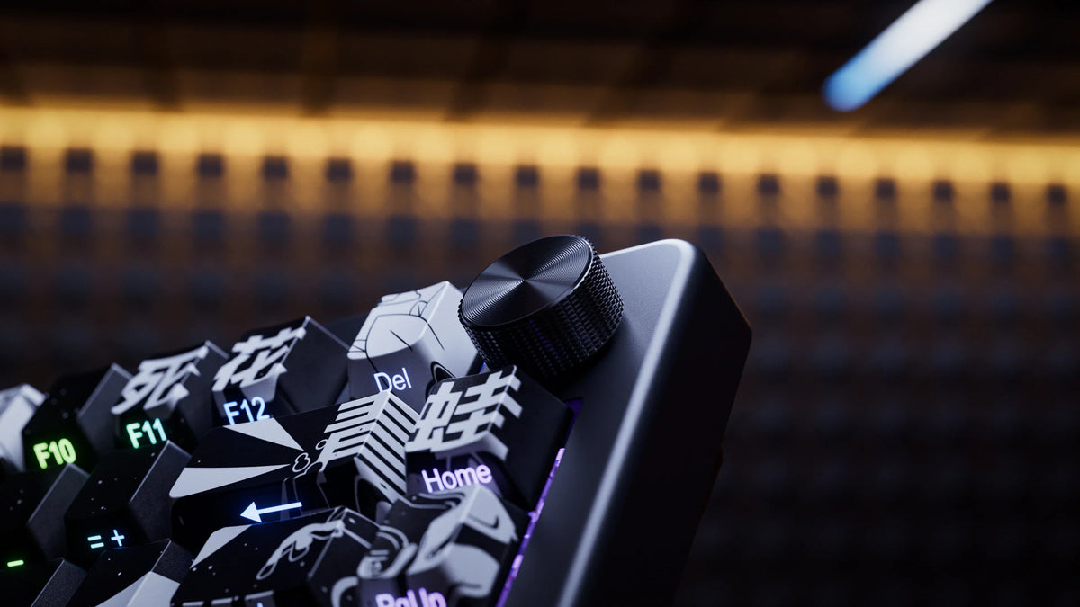 QwertyKey75 HE Momo – mágneses Hall Effect gamer billentyűzet, Rapid Trigger, Snap Tap, Full RGB