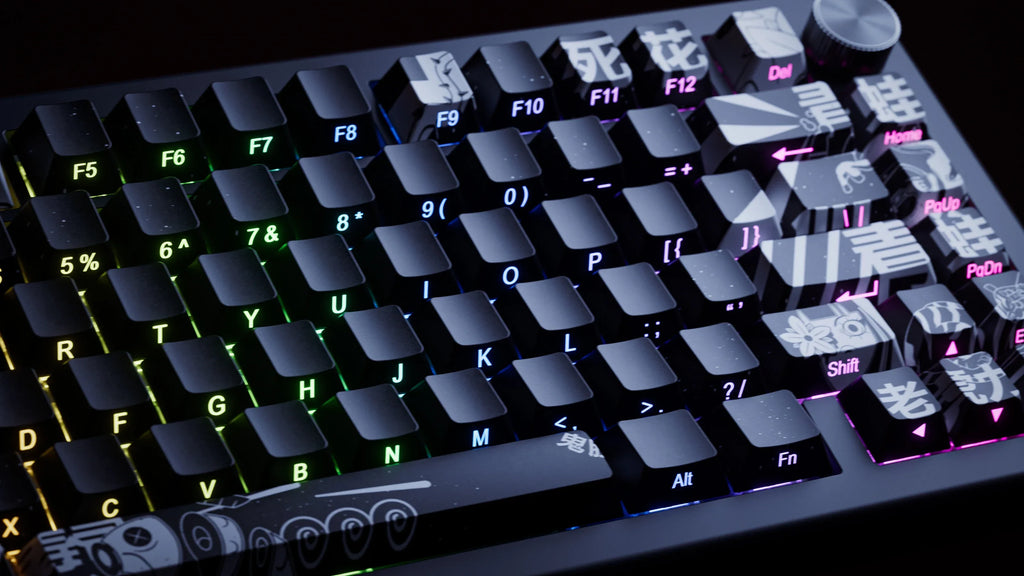 QwertyKey75 HE Momo – mágneses Hall Effect gamer billentyűzet, Rapid Trigger, Snap Tap, Full RGB