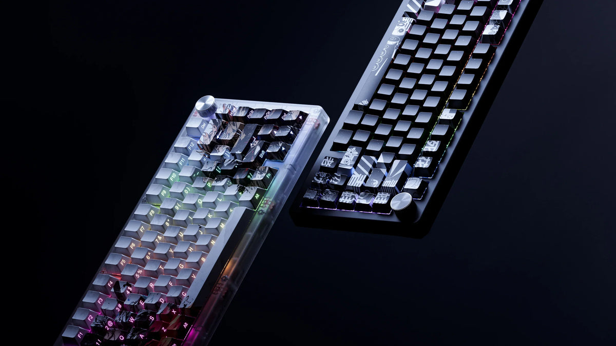 QwertyKey75 HE Momo – mágneses Hall Effect gamer billentyűzet, Rapid Trigger, Snap Tap, Full RGB