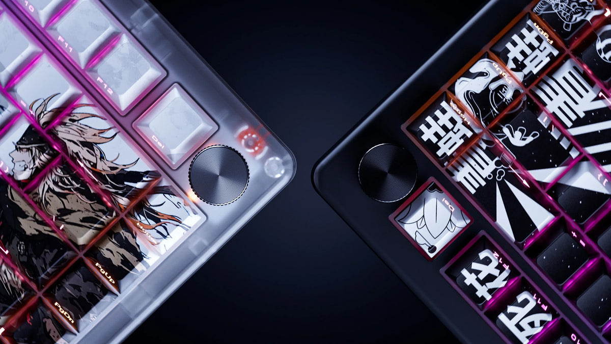 QwertyKey75 HE Striker – mágneses Hall Effect gamer billentyűzet, Rapid Trigger, Snap Tap, Full RGB