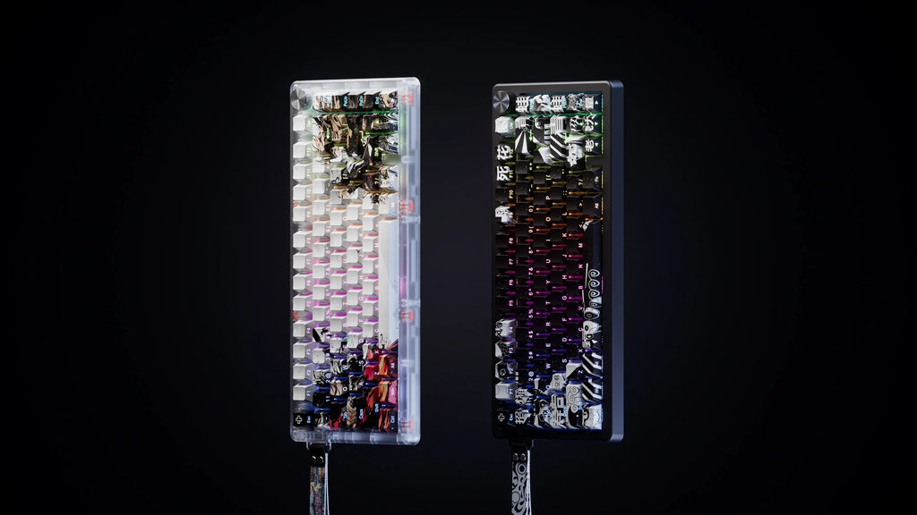 QwertyKey75 HE Momo – mágneses Hall Effect gamer billentyűzet, Rapid Trigger, Snap Tap, Full RGB