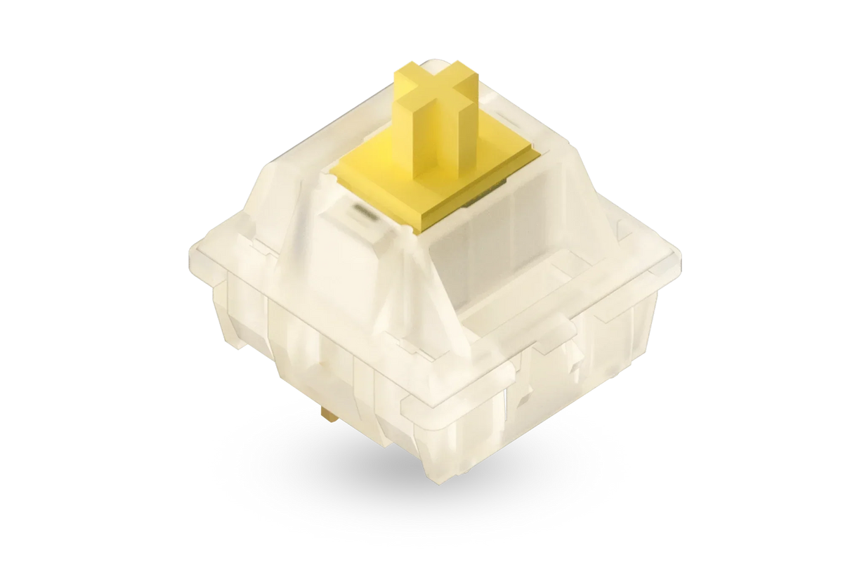 Gateron Milky Yellow – lineáris mechanikus switch