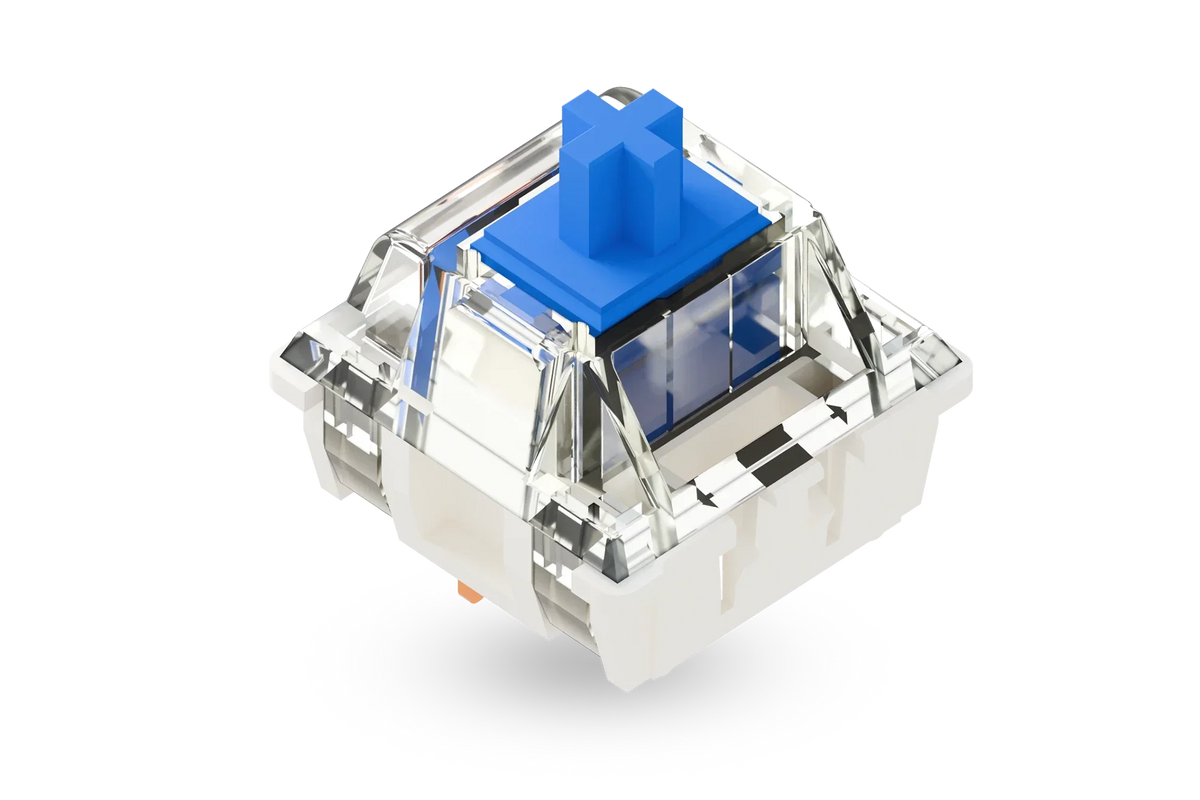Outemu Blue – clicky (kattogó) mechanikus switch