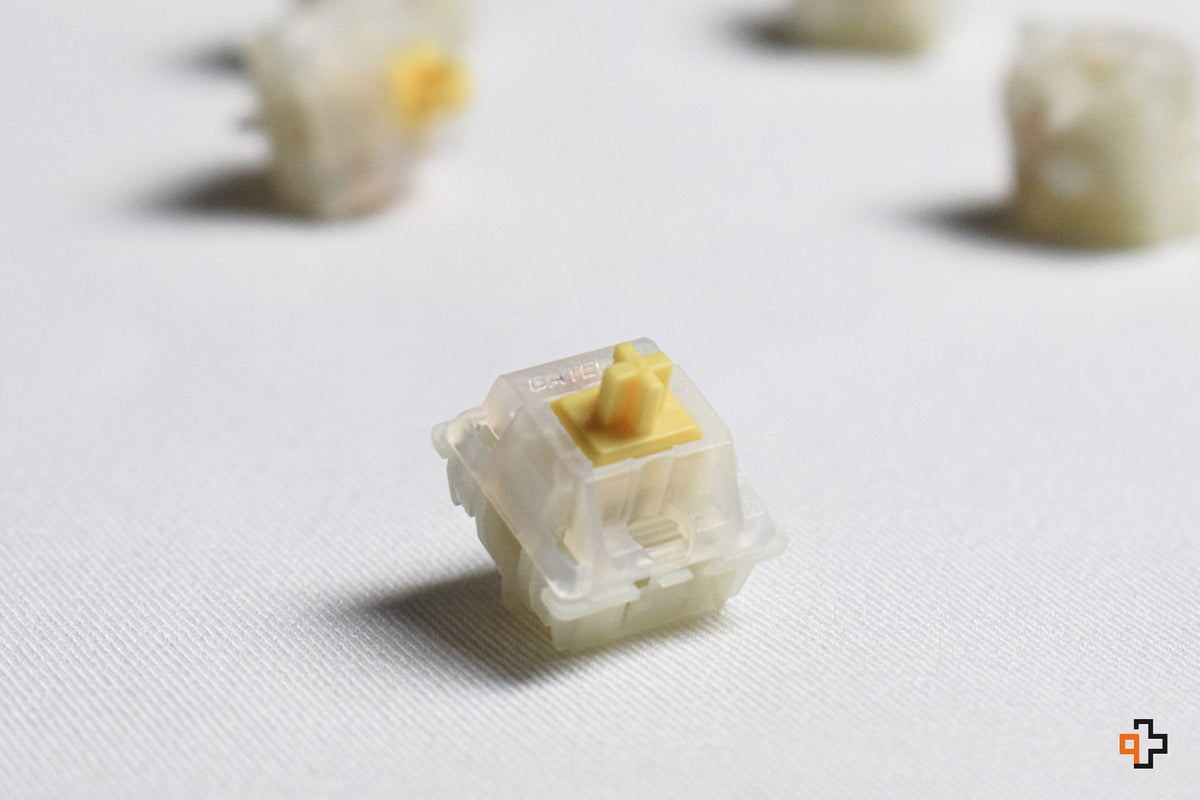 Gateron Milky Yellow – lineáris mechanikus switch
