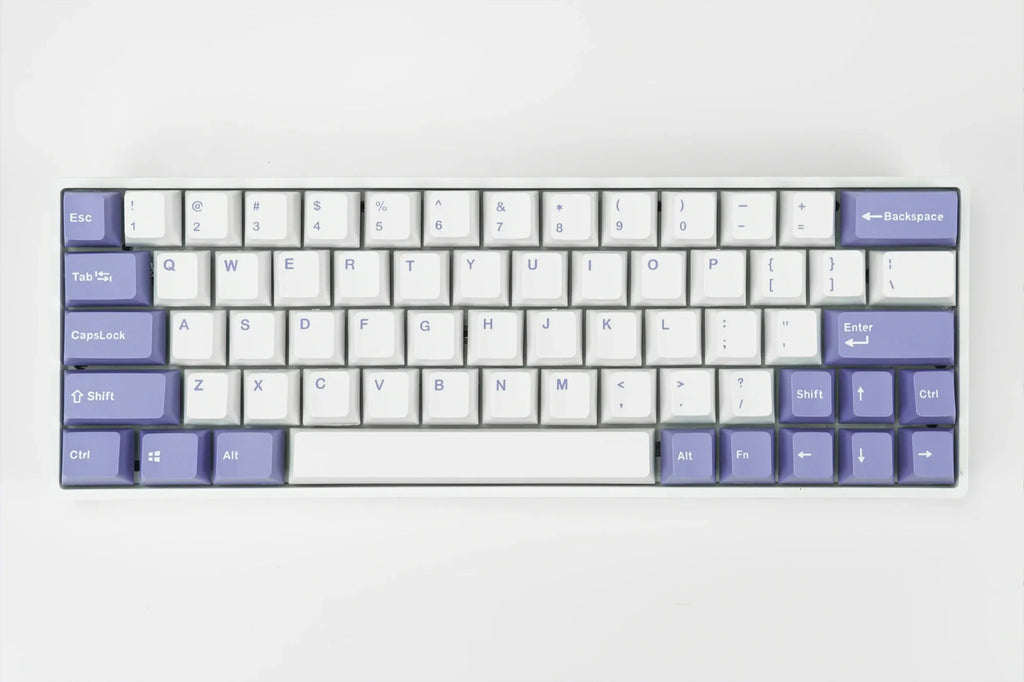 QwertyKey Violet PBT double-shot OEM profilú keycap szett