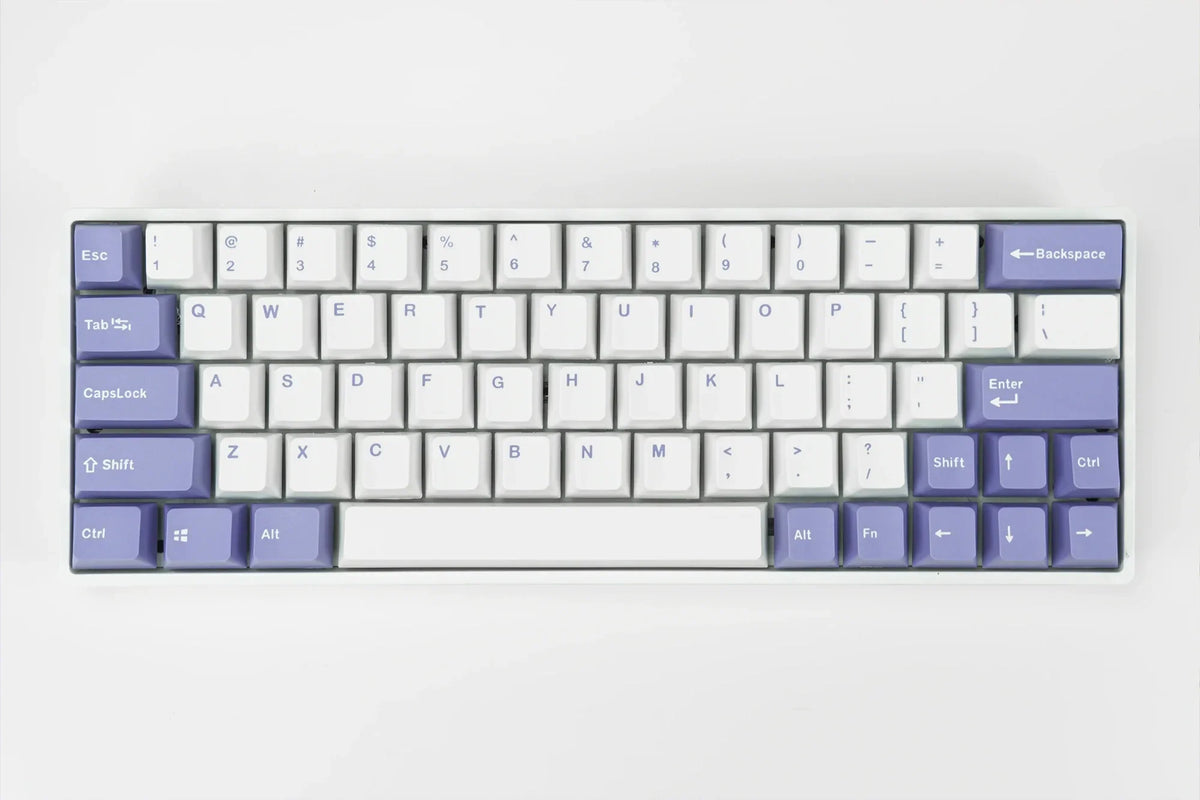 QwertyKey Violet PBT double-shot OEM profilú keycap szett
