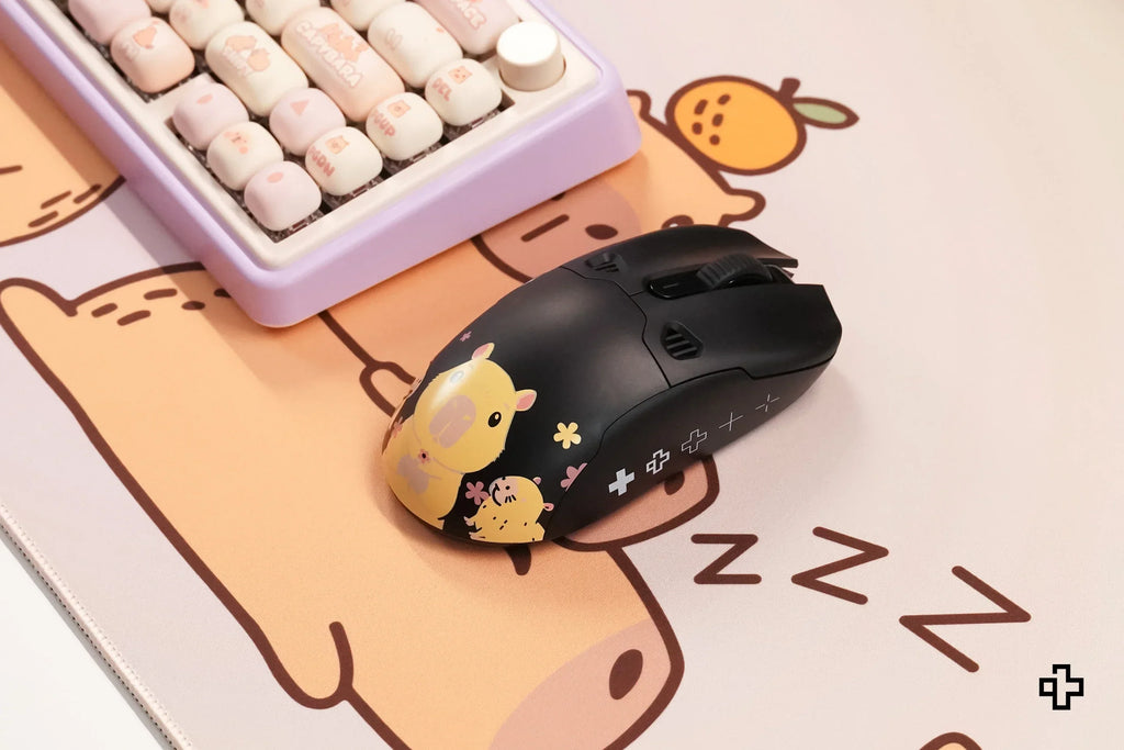 QKM1 Capybara Black egérburkolat