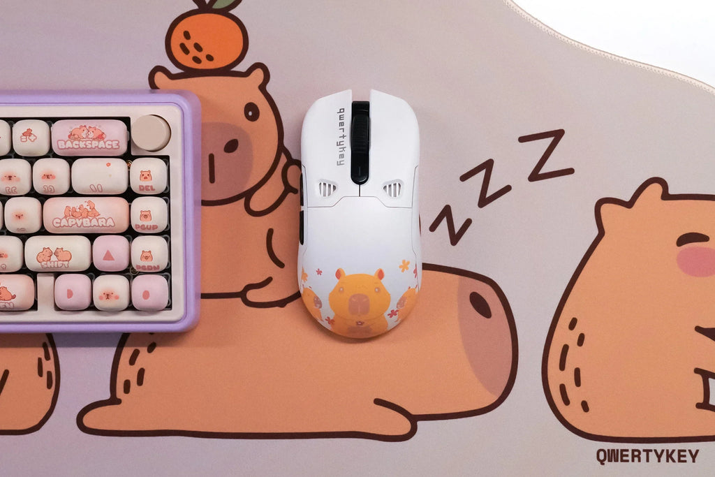 QKM1 Capybara White egérburkolat