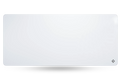 QwertyKey Classic Plain fehér gamer asztali egérpad, vízálló, varrott szélek, 4 mm, csúszásmentes gumitalp