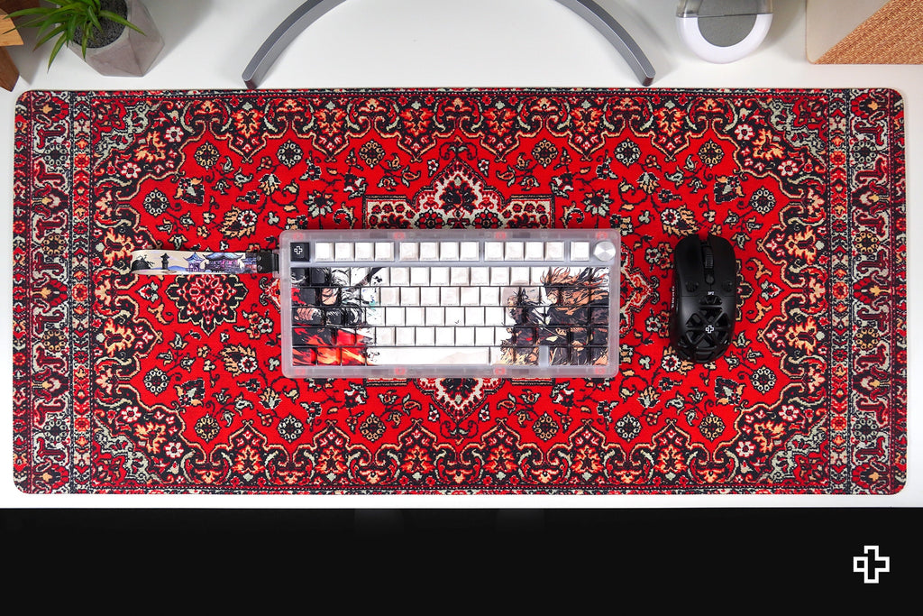 QwertyKey Balcanic gamer asztali egérpad, vízálló, varrott szélek, 4 mm, csúszásmentes gumitalp